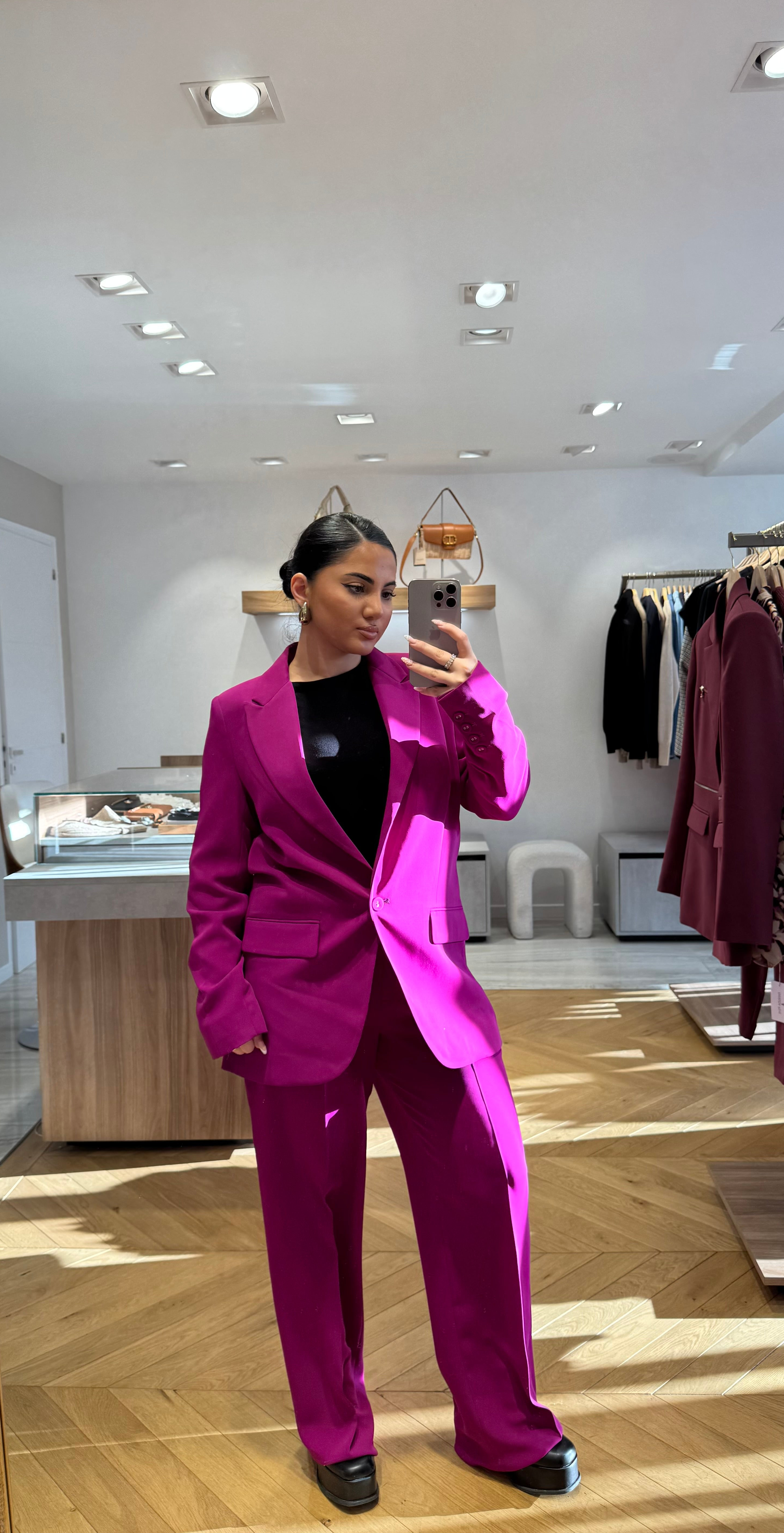 Pantalon d’ensemble fushia